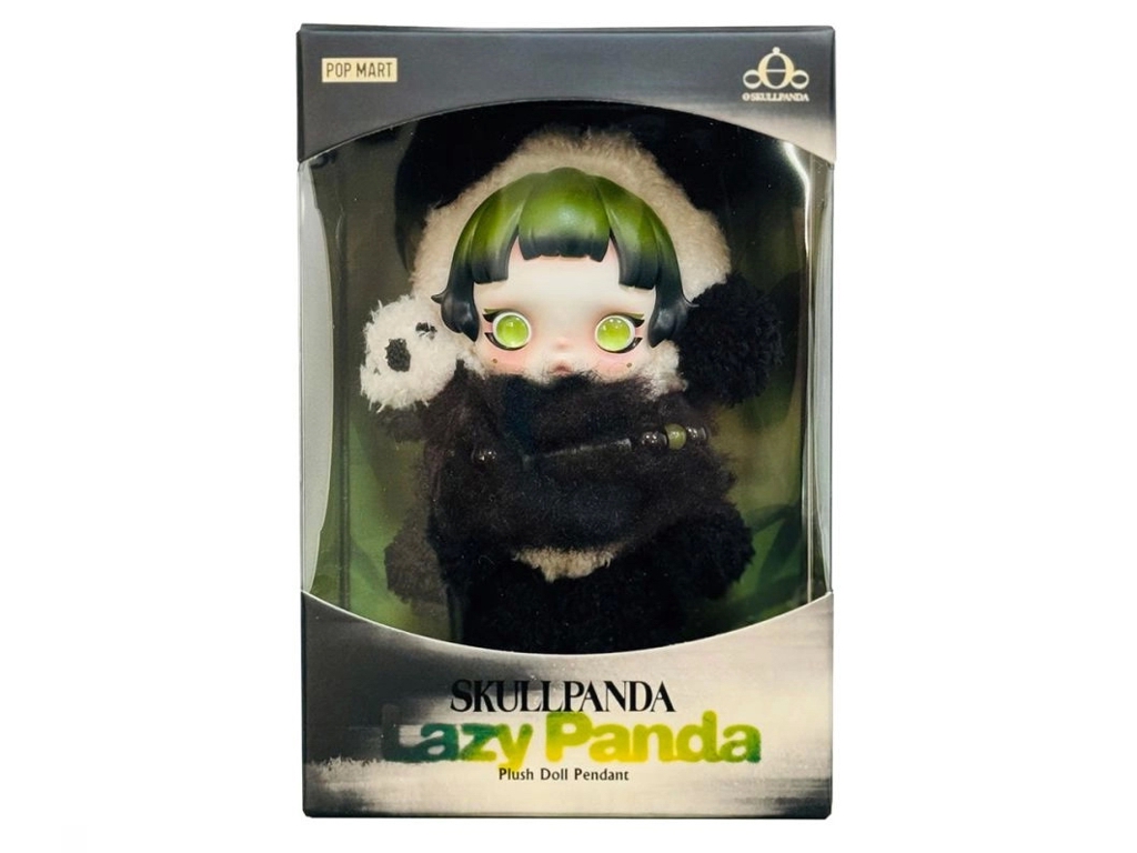 Мягкая игрушка-брелок Skullpanda, Серия Lazy Panda, Pop Mart SPLP-01
