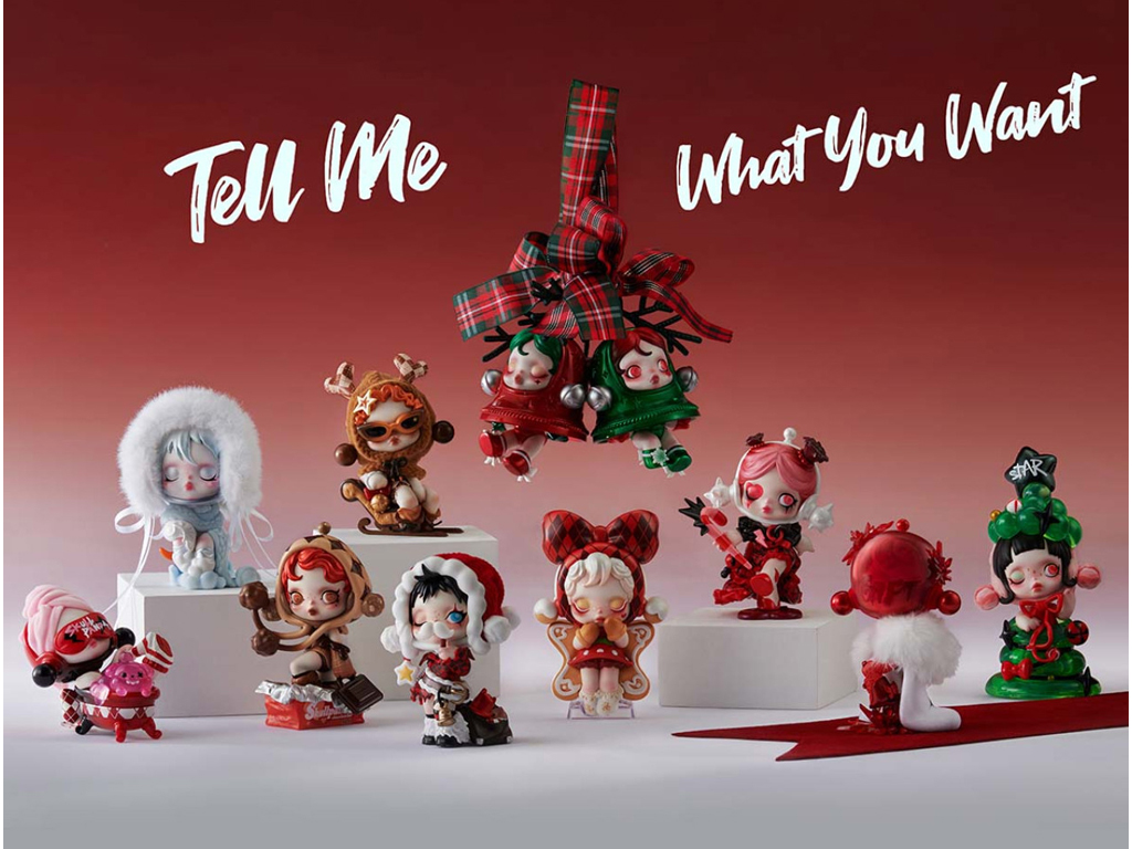 Игрушка-сюрприз с коллекционной фигуркой SKULLPANDA, Tell Me What You Want, Pop Mart SPTW-01