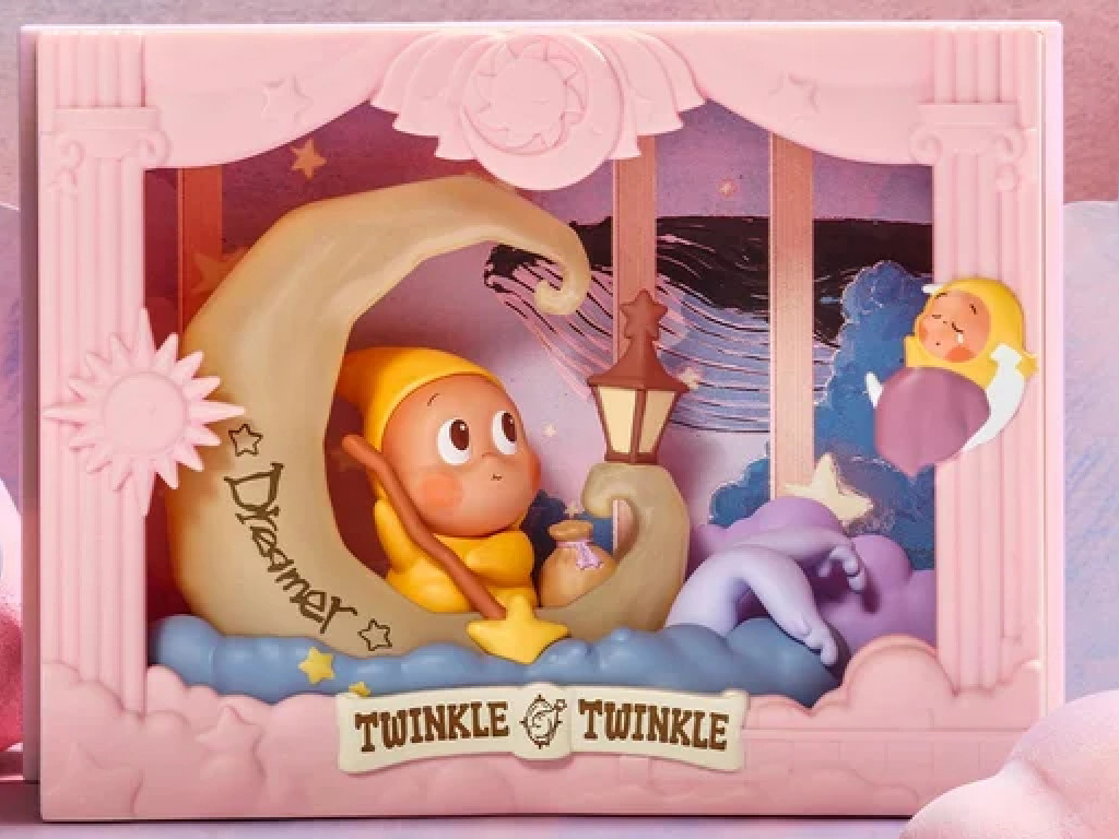 Игрушка-сюрприз с коллекционной фигуркой Twinkle Twinkle, Серия Light Up, Pop Mart TTLU-01