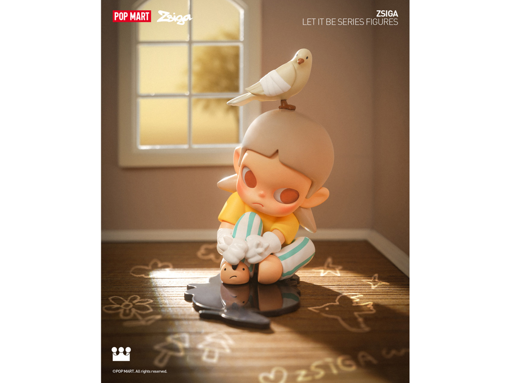 Игрушка сюрприз с коллекционной фигуркой ZSIGA, серия Let It Be, Pop Mart ZLIB-01
