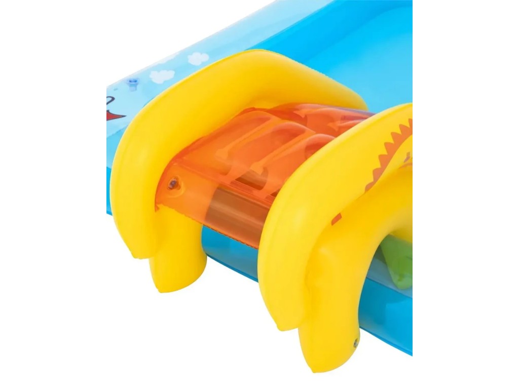 Игровой надувной центр с горкой 53174, 188×150×89 см, с распылителем воды, Bestway