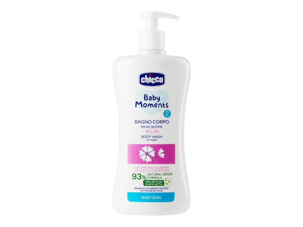 Гель для купания с экстрактом мальвы Baby Moments Без слез, 500 мл, Chicco