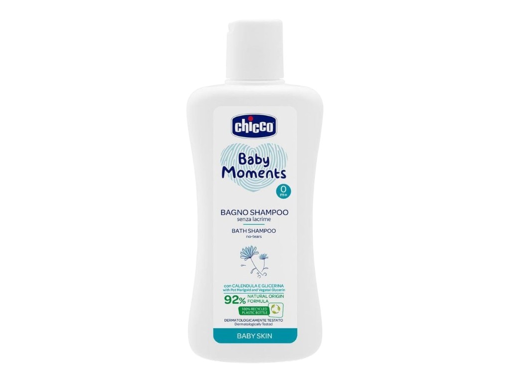 Шампунь для тела и волос Baby Moments "Без Слез" с экстрактом календулы, 200 мл, Chicco