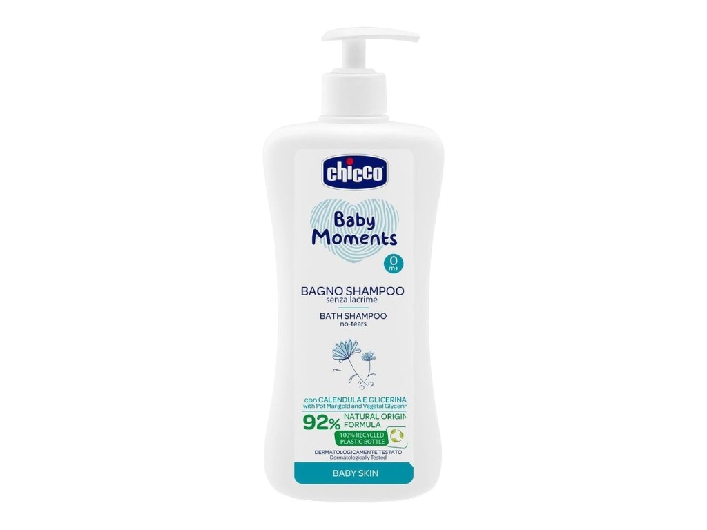 Шампунь для тела и волос Baby Moments "Без Слез" с экстрактом календулы, 750 мл, Chicco