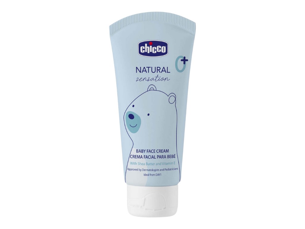 Крем для лица с маслом ши и рисовым маслом Natural Sensation 50 мл, Chicco