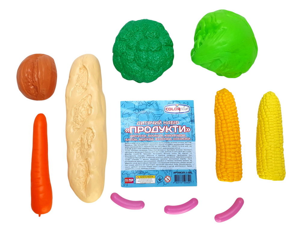 Набор игровых продуктов Colorplast.