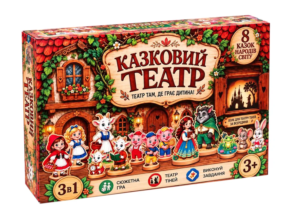 Навчальна гра "Казковий театр", Enotik 3-061