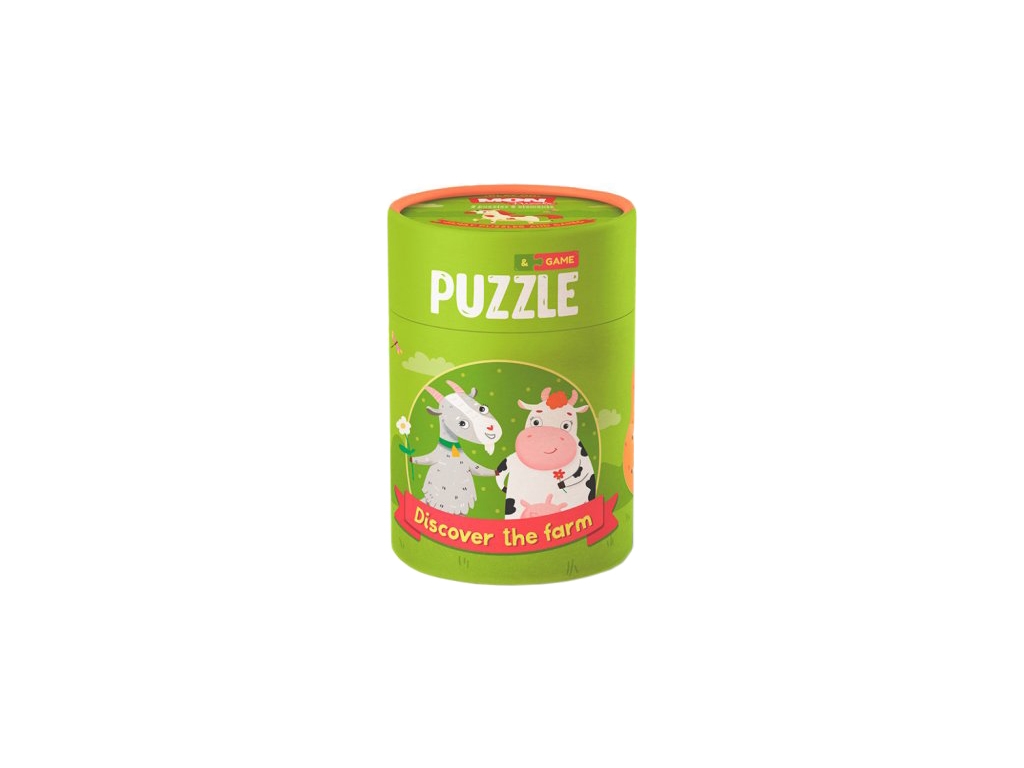 Пазл та гра 2-3 елементи Хто живе на фермі, Mon Puzzle