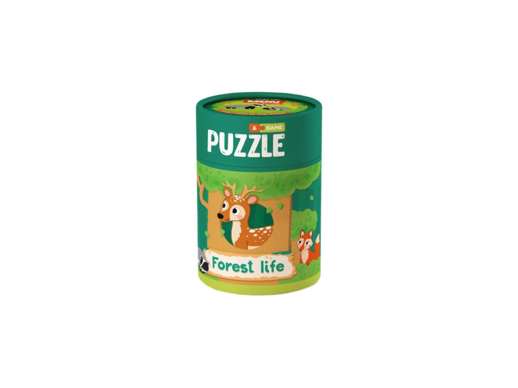 Пазл та гра Зоологія для Малят, Життя в лісі, Mon Puzzle