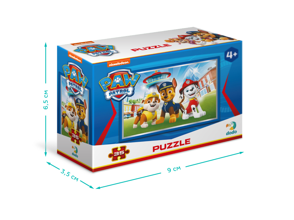 Пазл-мини Paw Patrol, 35 элементов, DoDo