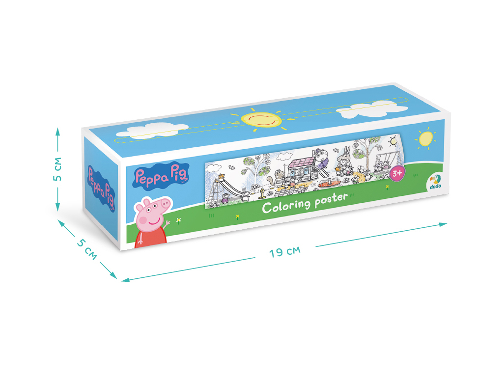 Розмальовка "Peppa Pig. Час гратися", для віку 3+, Dodo