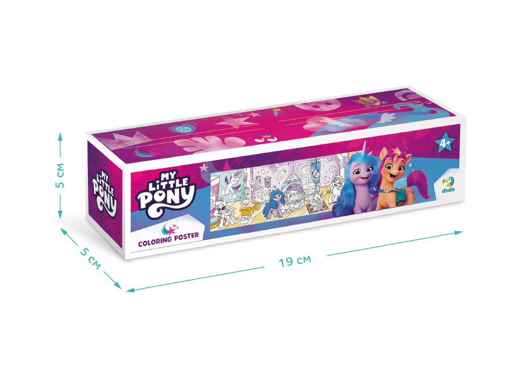 Раскраска "My Little Pony. Стильные подружки", для возраста 3+, Dodo