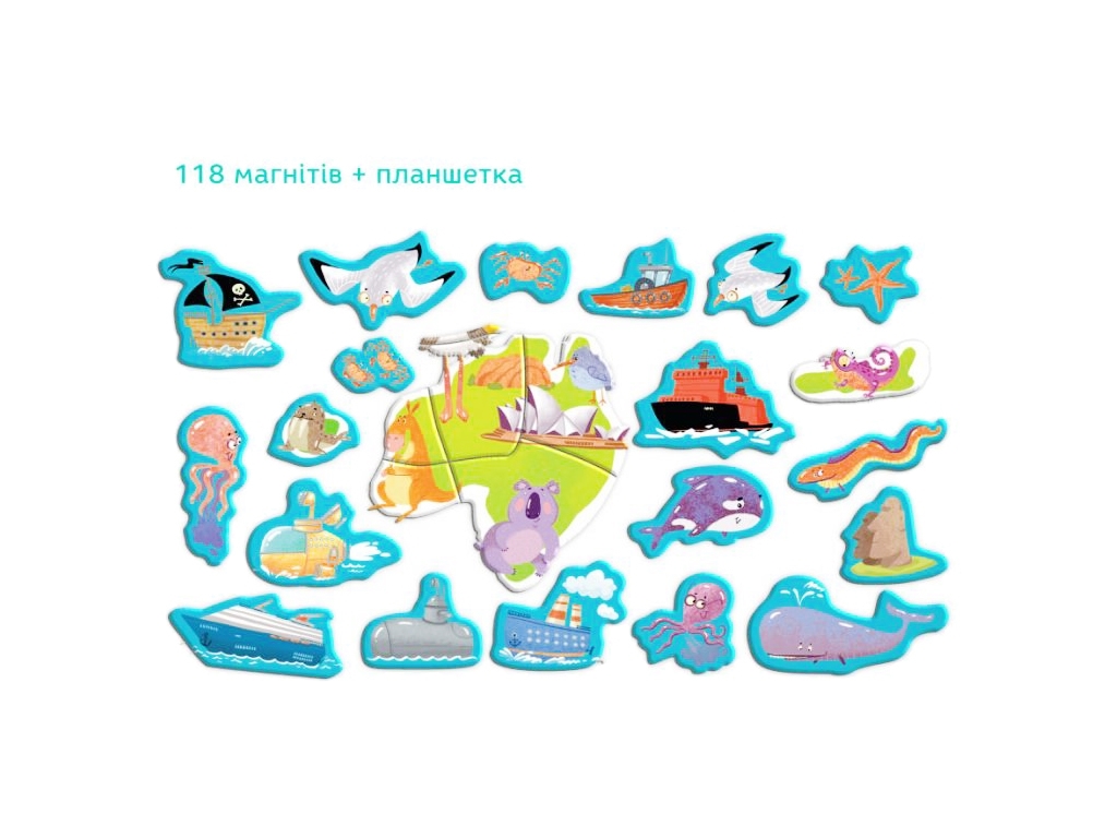 Розвиваюча гра Магнітна мапа, DoDo