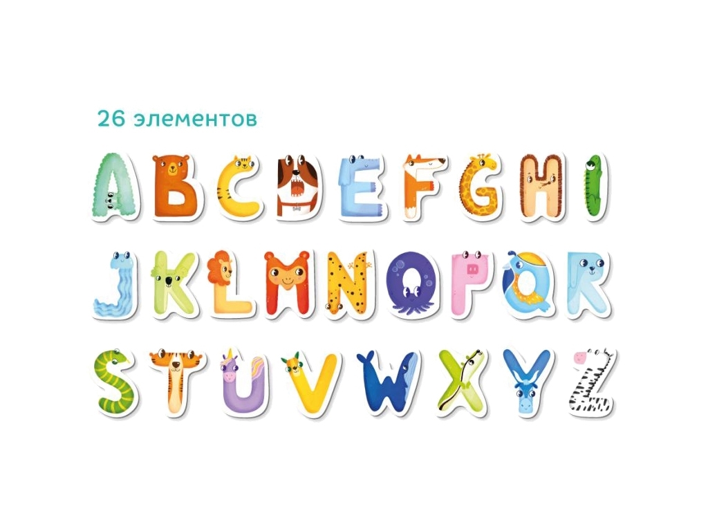 Магнітна гра Моя перша магнiтна абетка, Англiйска, DoDo
