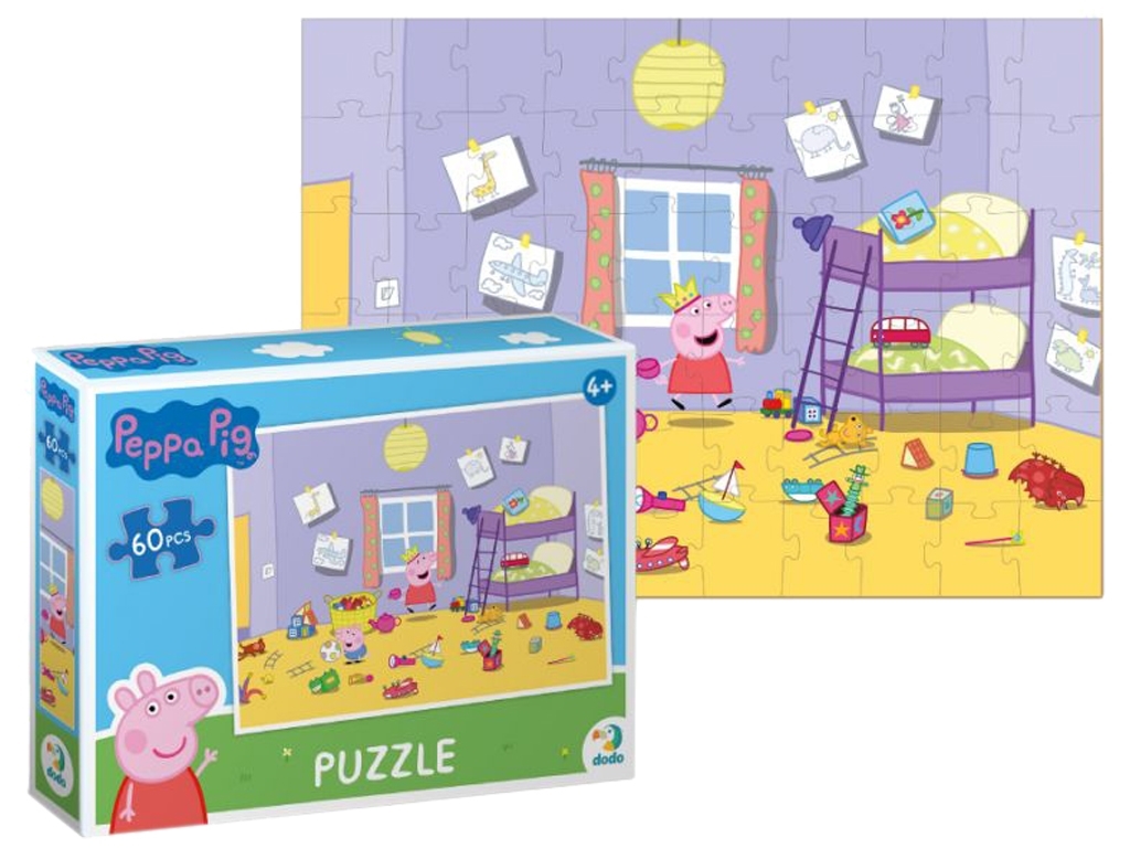 Пазл Peppa Pig, 60 елементів, DoDo 200332