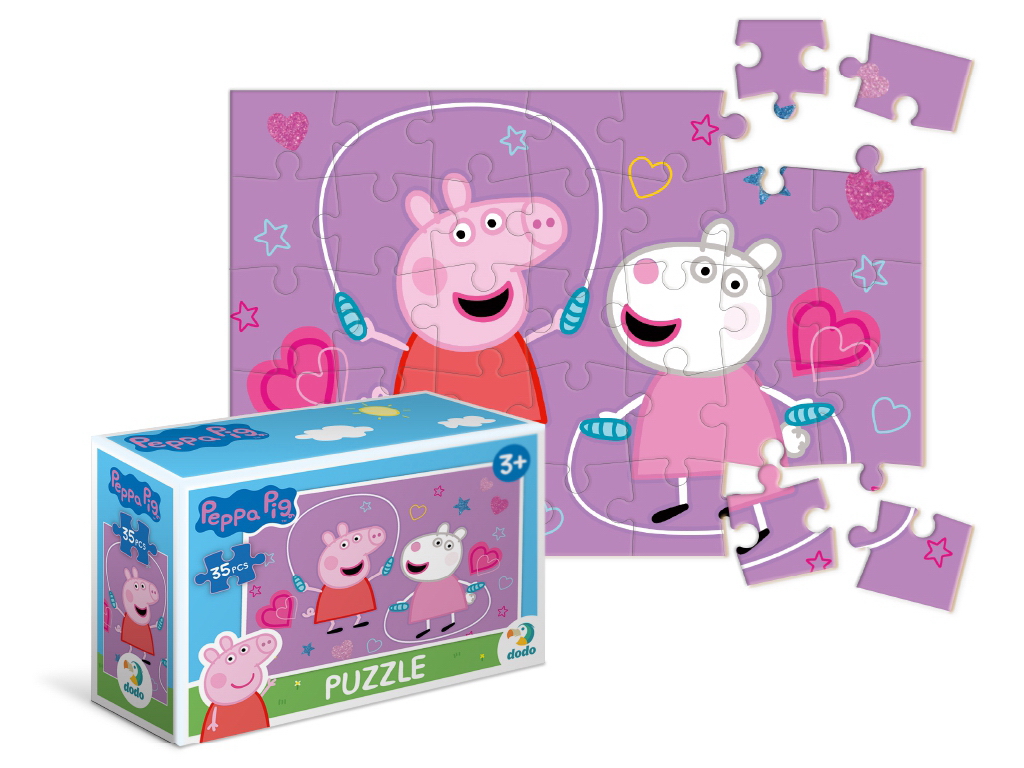 Пазл-міні Peppa Pig, 35 елементів, DoDo 200334