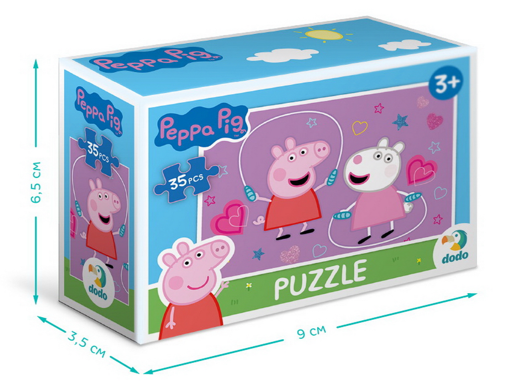 Пазл-міні Peppa Pig, 35 елементів, DoDo 200334