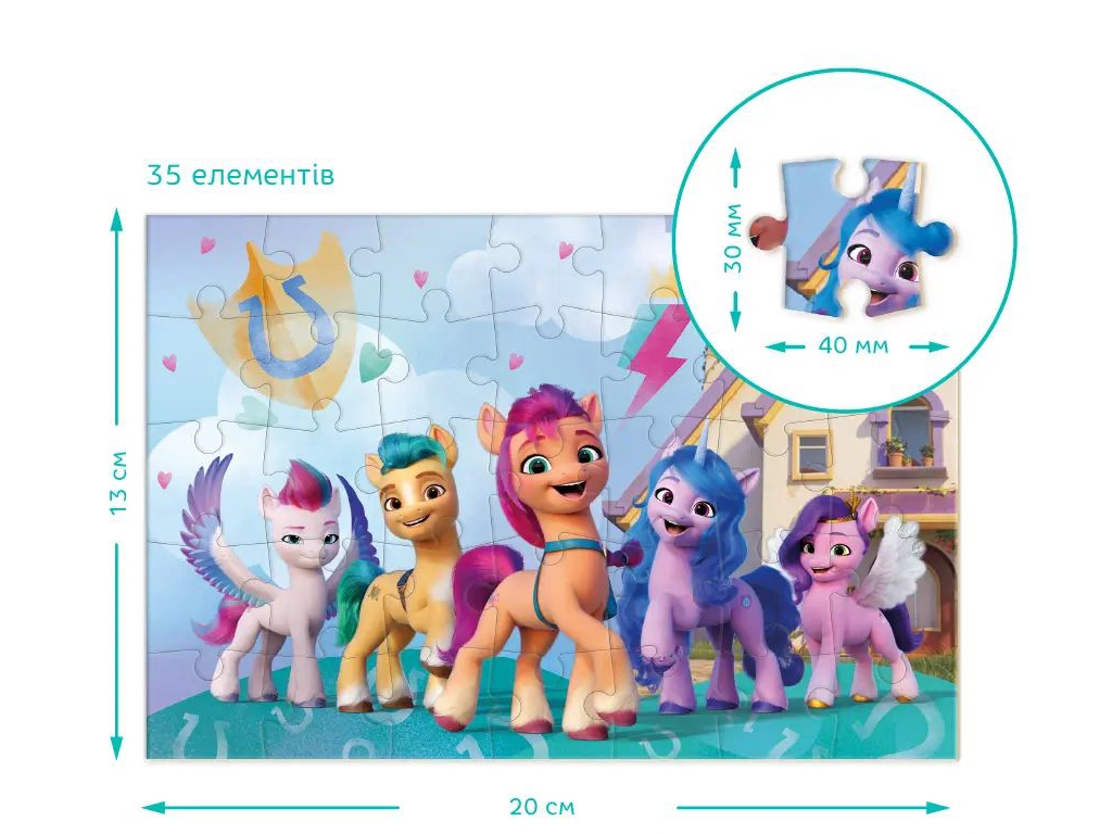 Пазл-мини My Little Pony, 35 элементов, DoDo