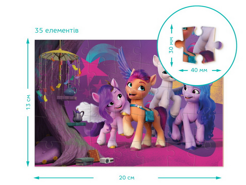 Пазл-мини My Little Pony, 35 элементов, DoDo
