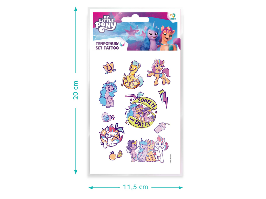 Набор детских временных татуировок My Little Pony, DoDo