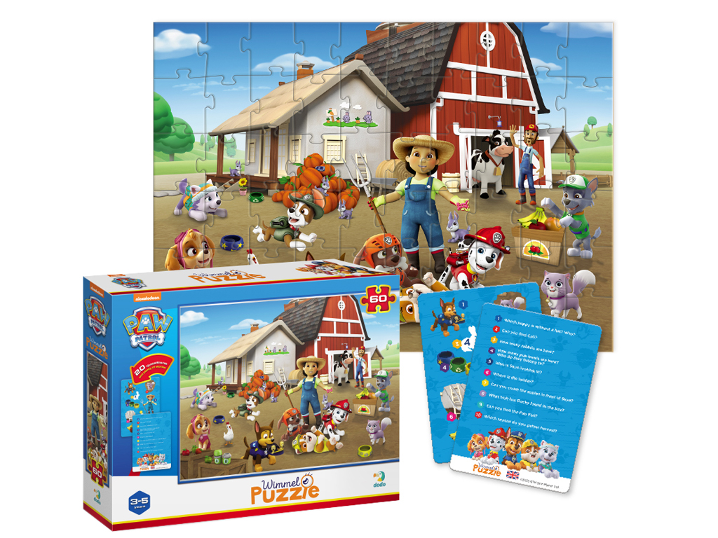 Вимельпазл Paw Patrol, На ферме, DoDo 200452