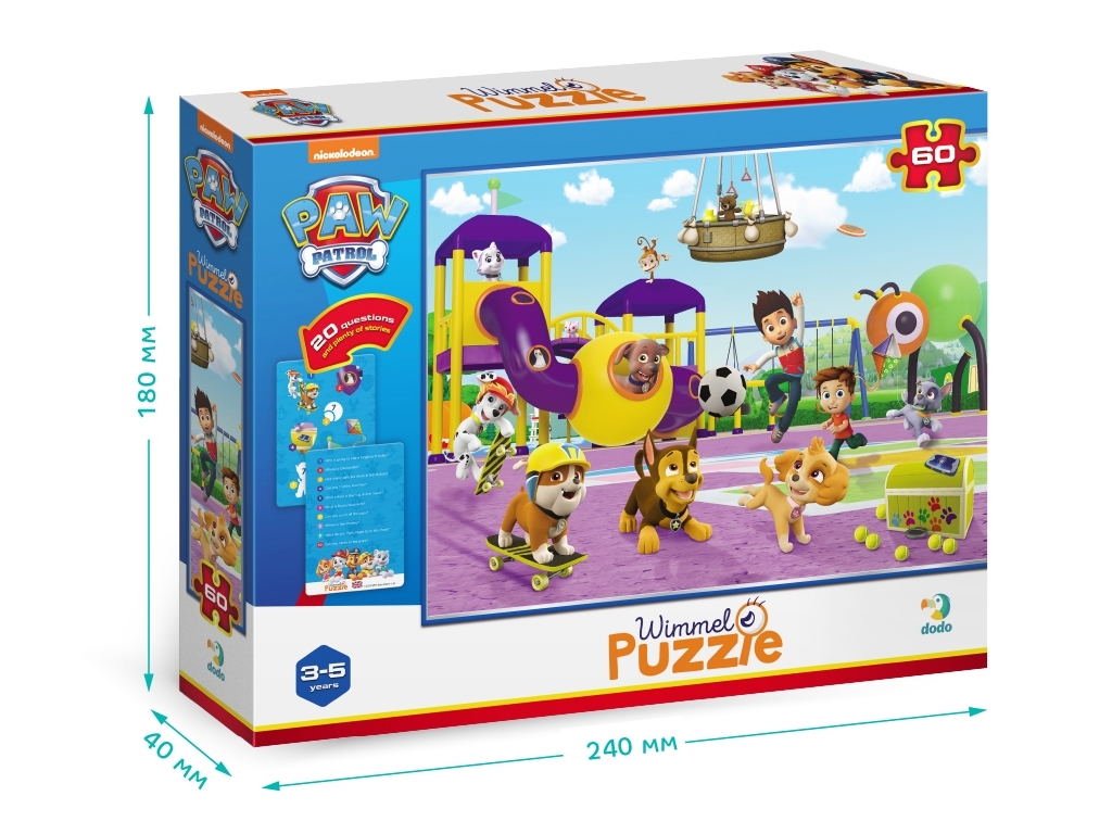 Вимельпазл Paw Patrol, На прогулке, DoDo 200453