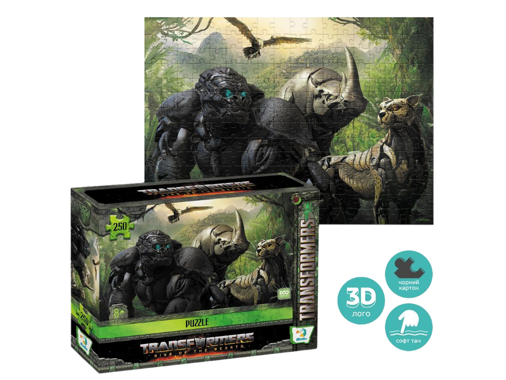 Пазл Transformers Животные, 250 элементов, DoDo 200456