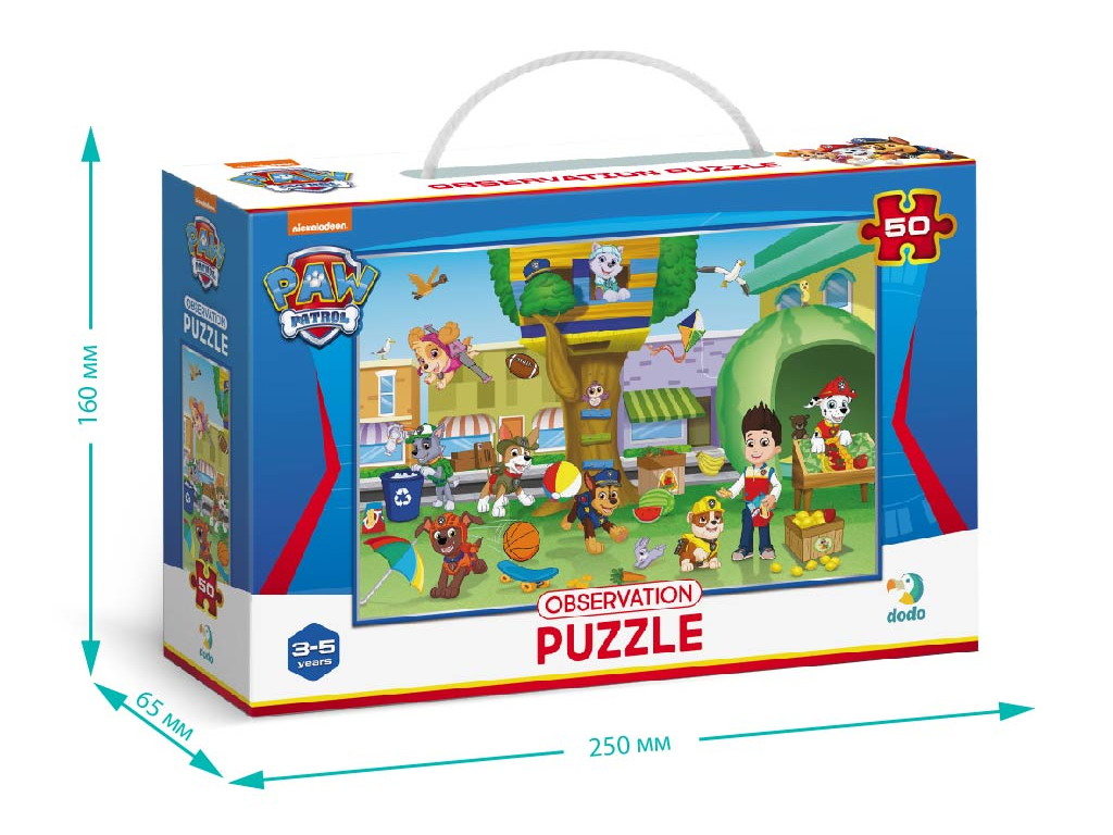 Пазл обсервационный Paw Patrol Летние развлечения, 50 элементов, DoDo