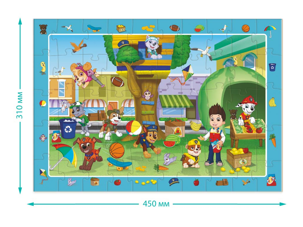 Пазл обсервационный Paw Patrol Летние развлечения, 50 элементов, DoDo