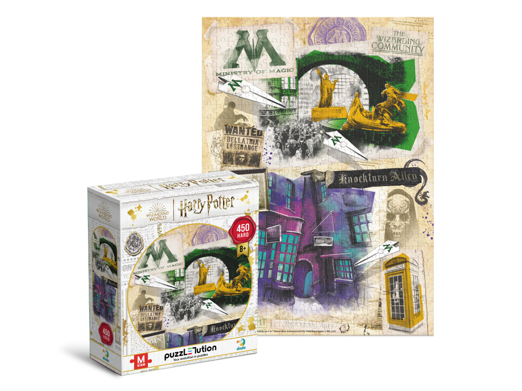 Пазл Harry Potter, Министерство магии и Аллея Ноктерн, 450 элементов, DoDo 200504
