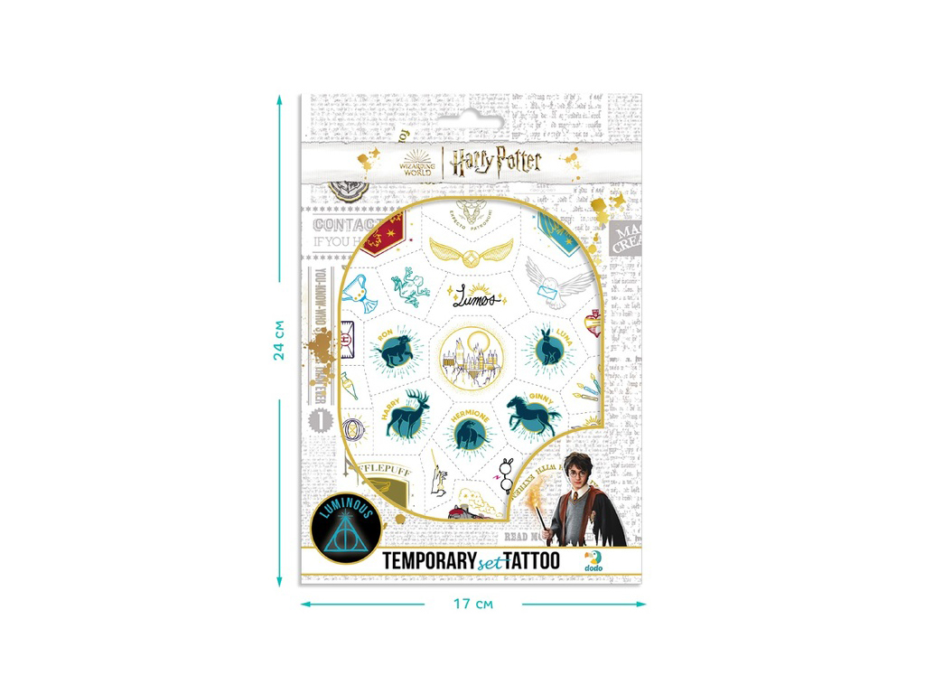 Набор детских временных татуировок Harry Potter, Символы, DoDo