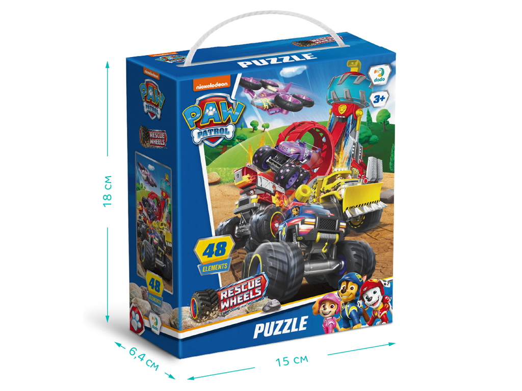 Пазл Paw Patrol, Rescue Wheels, 48 елементів, DoDo 200524