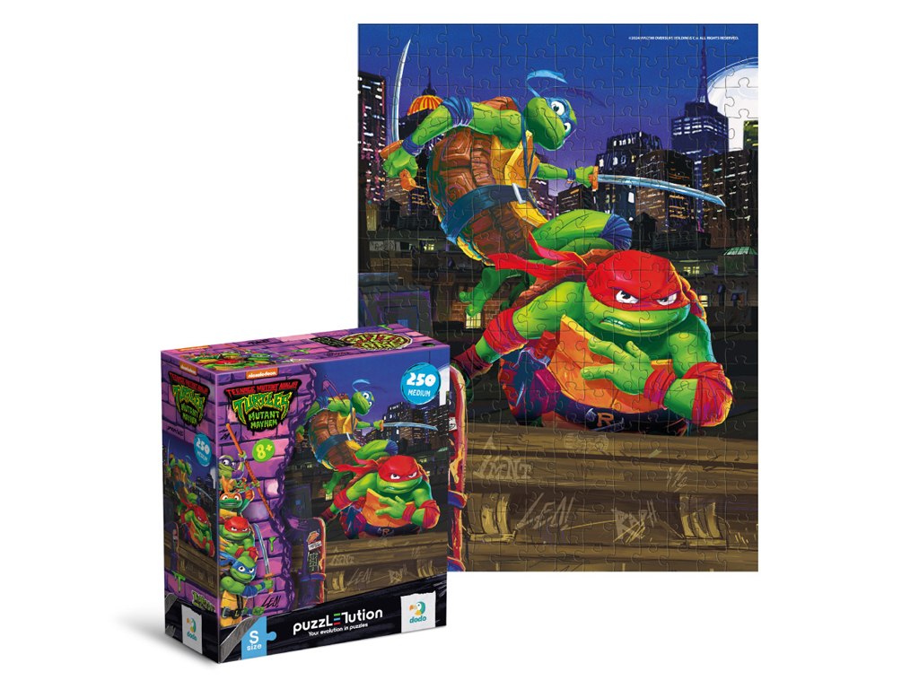 Пазл Medium-S TMNT, Леонардо та Рафаель, 250 елементів, DoDo 200528