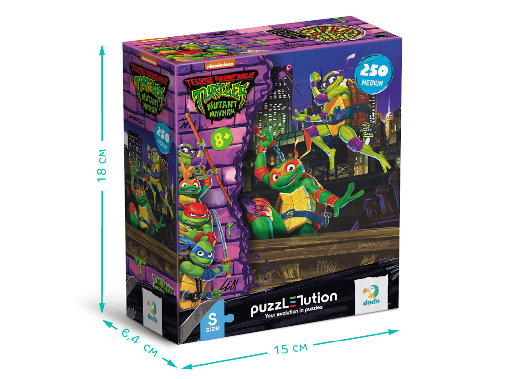 Пазл Medium-S TMNT, Донателло и Микеланджело, 250 элементов, DoDo 200529