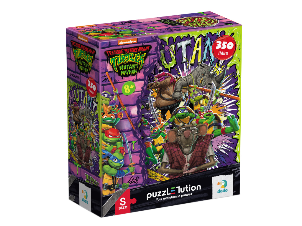 Пазл Hard-S TMNT, Мутантське безчинство, 350 елементів, DoDo 200530