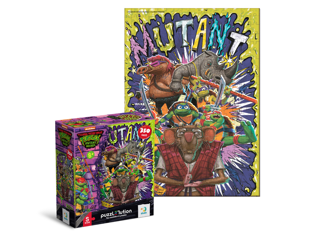 Пазл Hard-S TMNT, Мутантське безчинство, 350 елементів, DoDo 200530