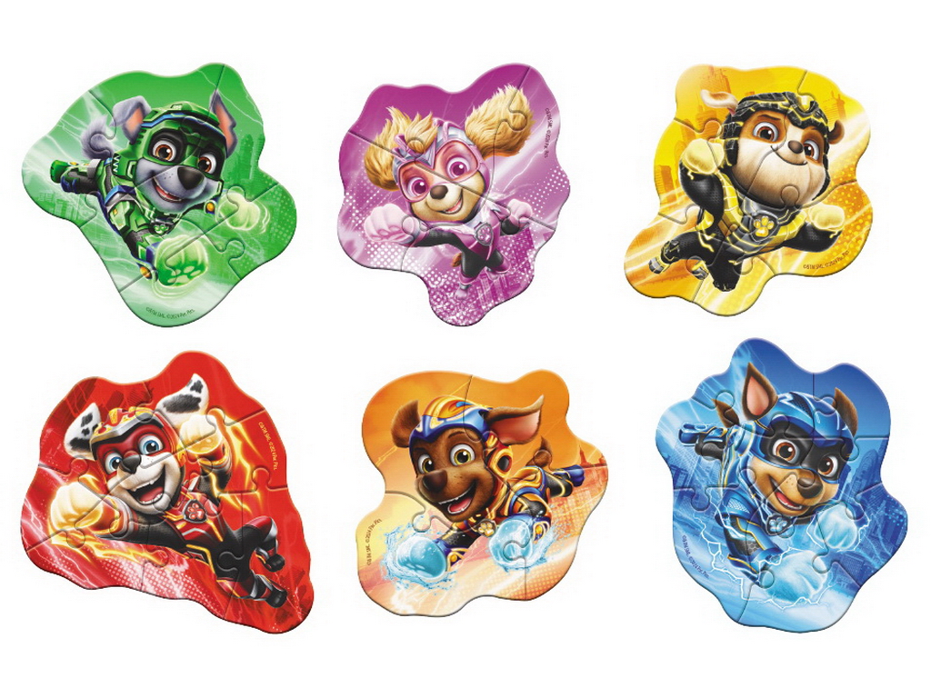 Пазл Paw Patrol, Герои Бухты приключений, 4-6-8 элементов, DoDo