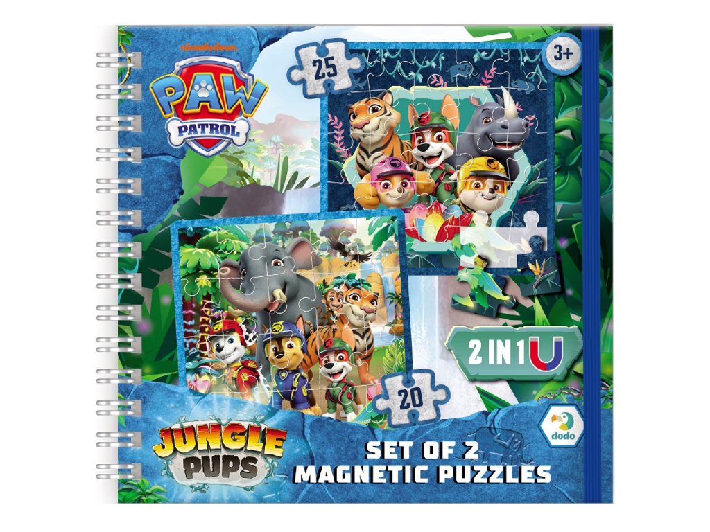 Магнитный пазл Paw Patrol. Лапы джунглей, DoDo 200543