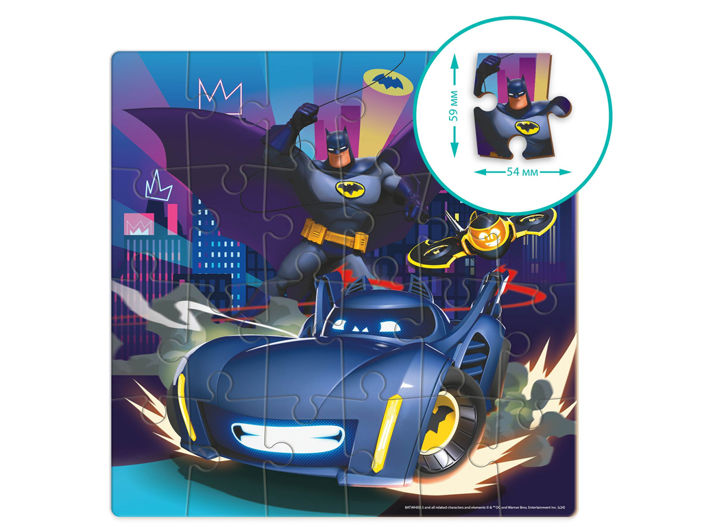 Пазл Batwheels Бетмобіль Бам; DoDo 200554