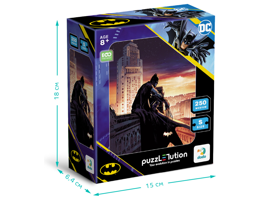 Пазл Medium-S, Batman Мир, 250 элементов, DoDo 200559