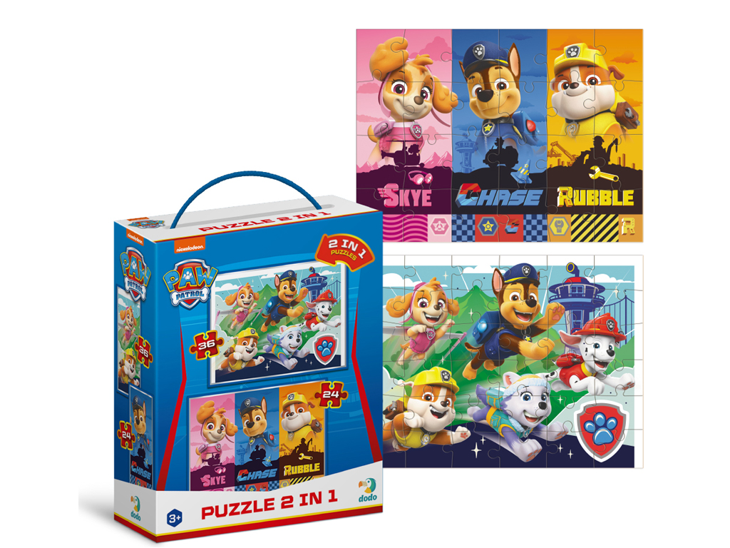 Пазл Paw Patrol Такие хорошие щенки 2в1, DoDo 200561