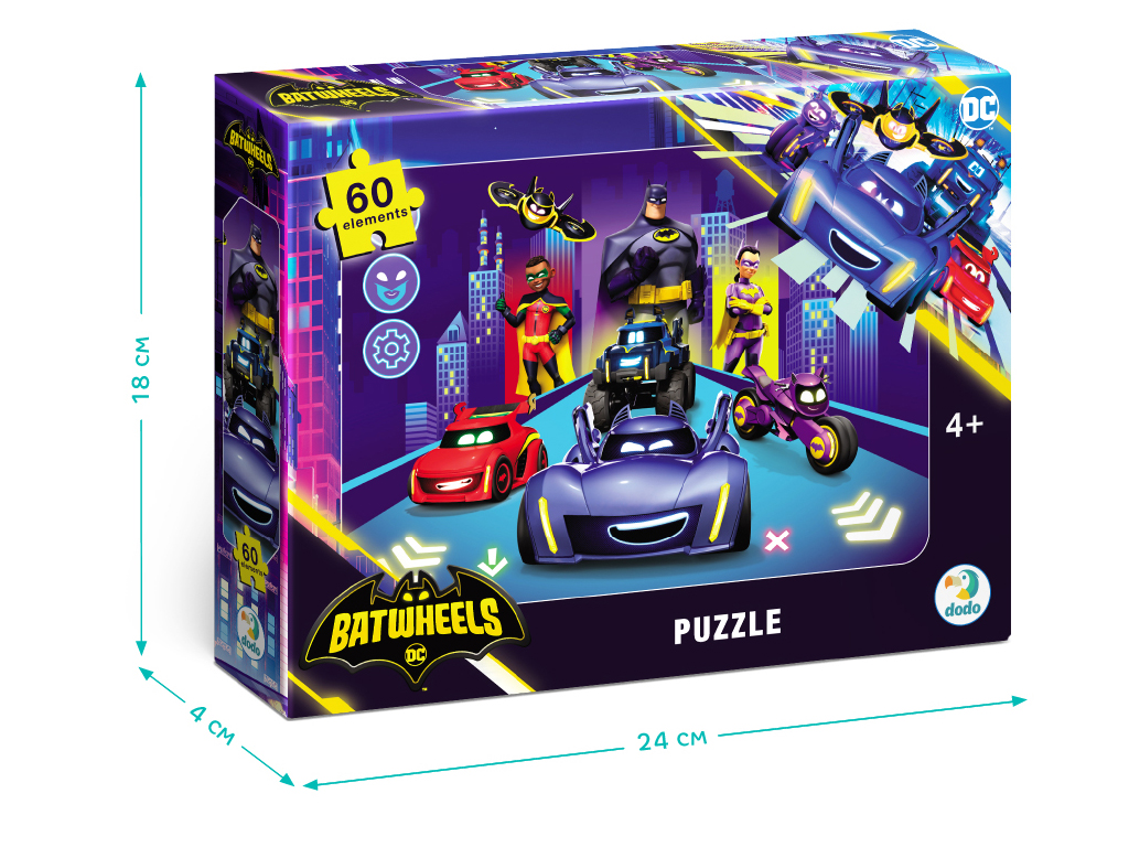 Пазл Batwheels Походження Бетколес, DoDo 200562