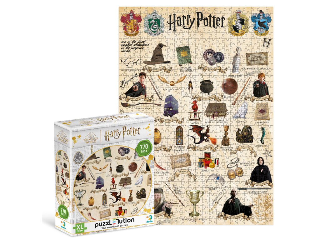 Пазл Easy-XL Harry Potter Посібник для чарівників, 770 елементів, DoDo 200569