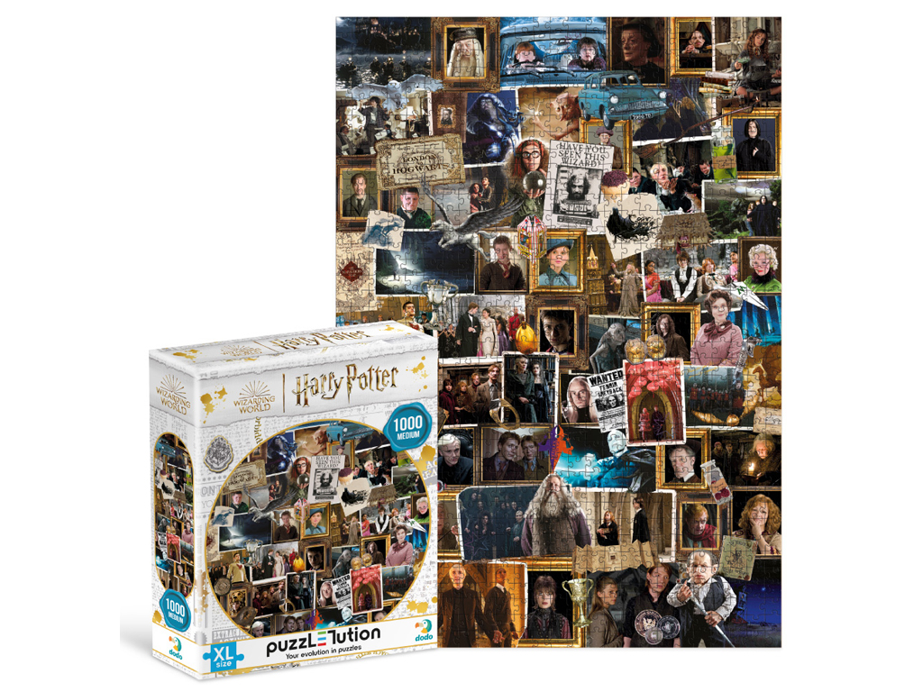 Пазл Medium-XL Harry Potter Відомі моменти та постаті, 1000 елементів, DoDo