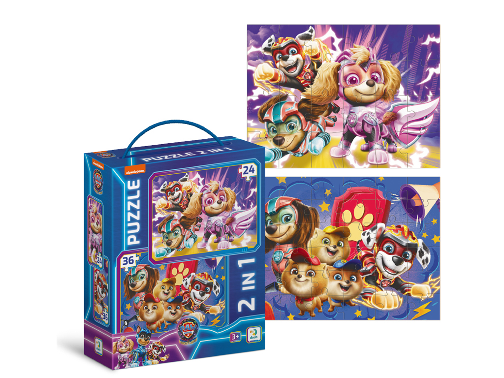 Пазл Paw Patrol Зберігаємо світ у безпеці 2в1, 24-36 елементів, DoDo 200573