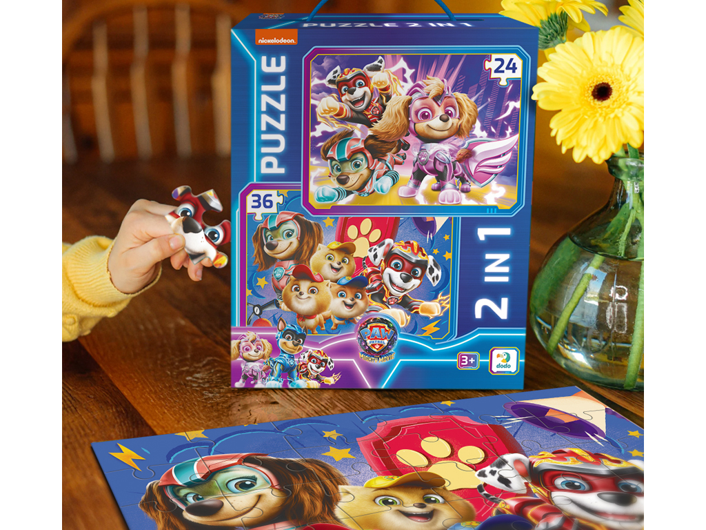 Пазл Paw Patrol Зберігаємо світ у безпеці 2в1, 24-36 елементів, DoDo 200573