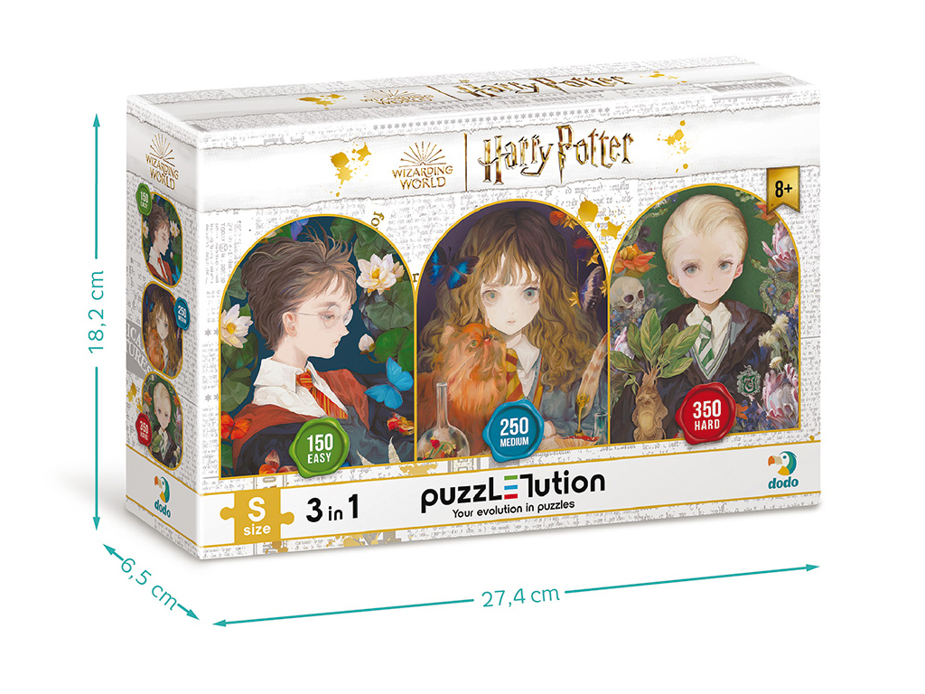 Пазл Harry Potter 3в1, Мечта и фантазия, 150, 250, 350 элементов, DoDo 200574