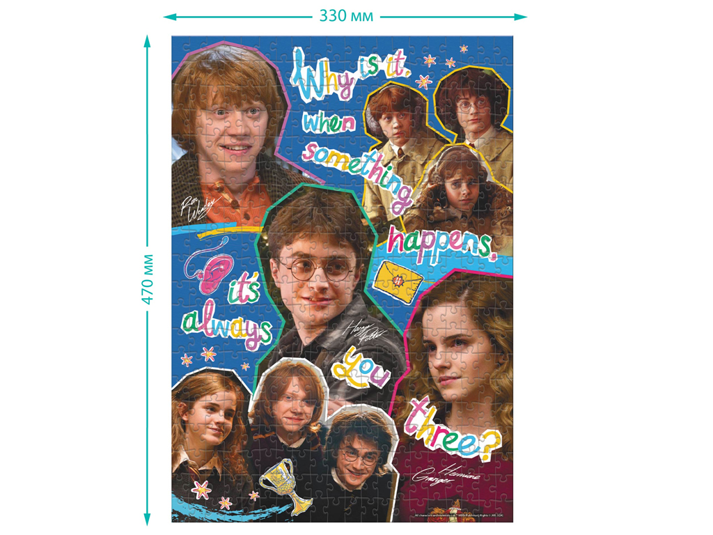 Пазл Harry Potter, Завжди ці троє, 400 елементів, DoDo 200584