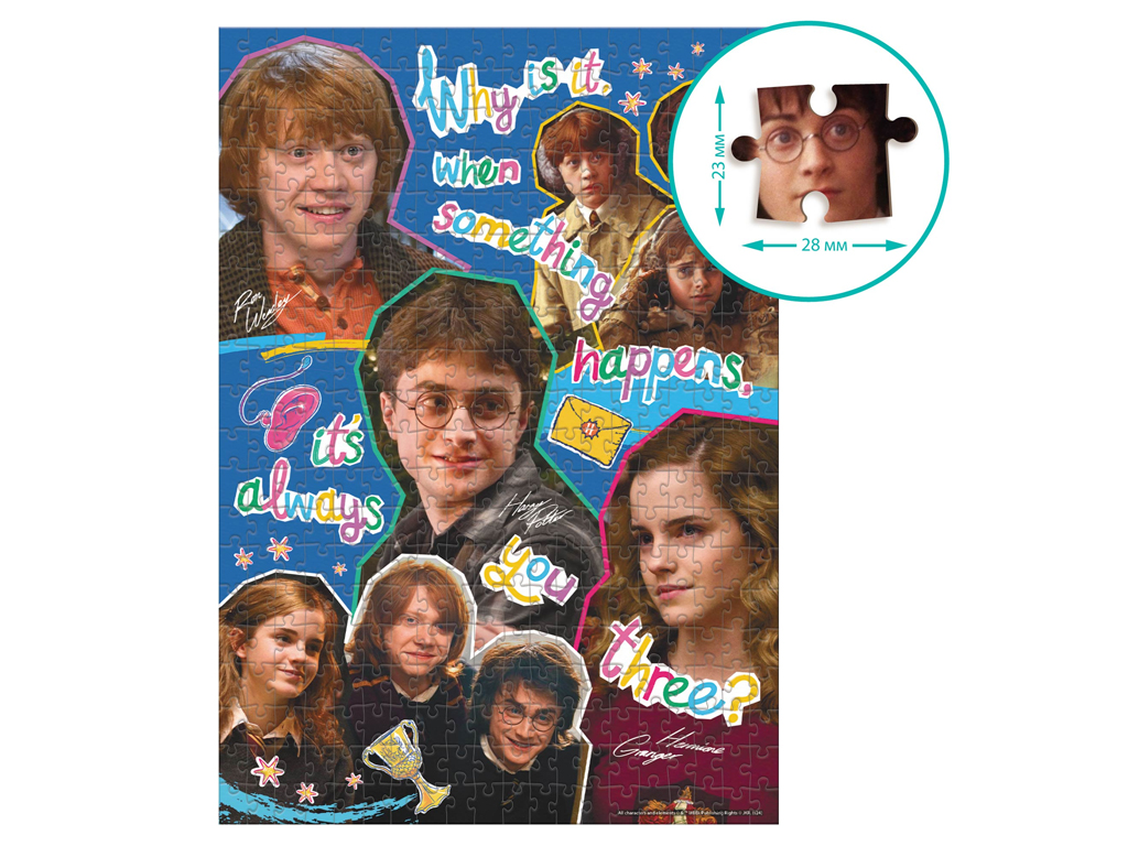 Пазл Harry Potter, Завжди ці троє, 400 елементів, DoDo 200584