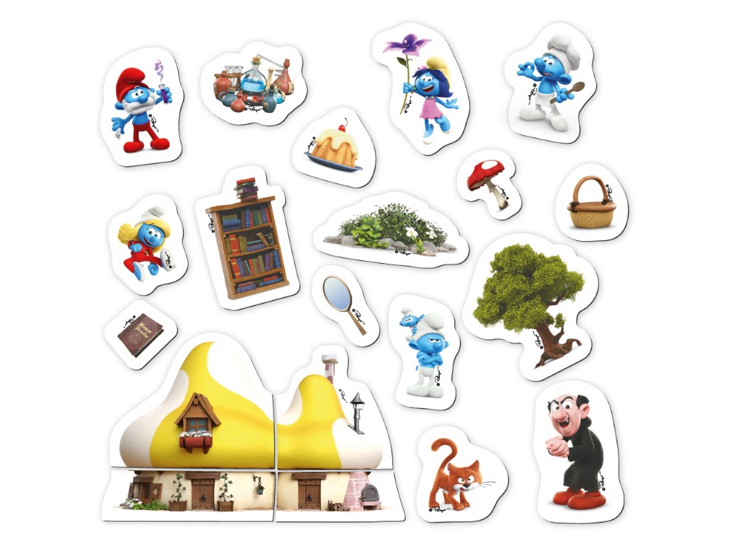 Магнитный Дом Мечты The Smurfs, Столовая Шефа, DoDo 200617